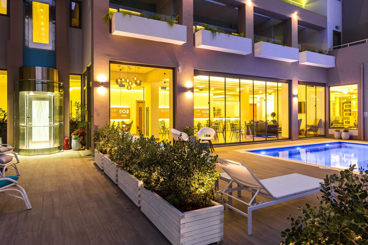 Menta City Boutique Hotel Rethymno Esterno foto