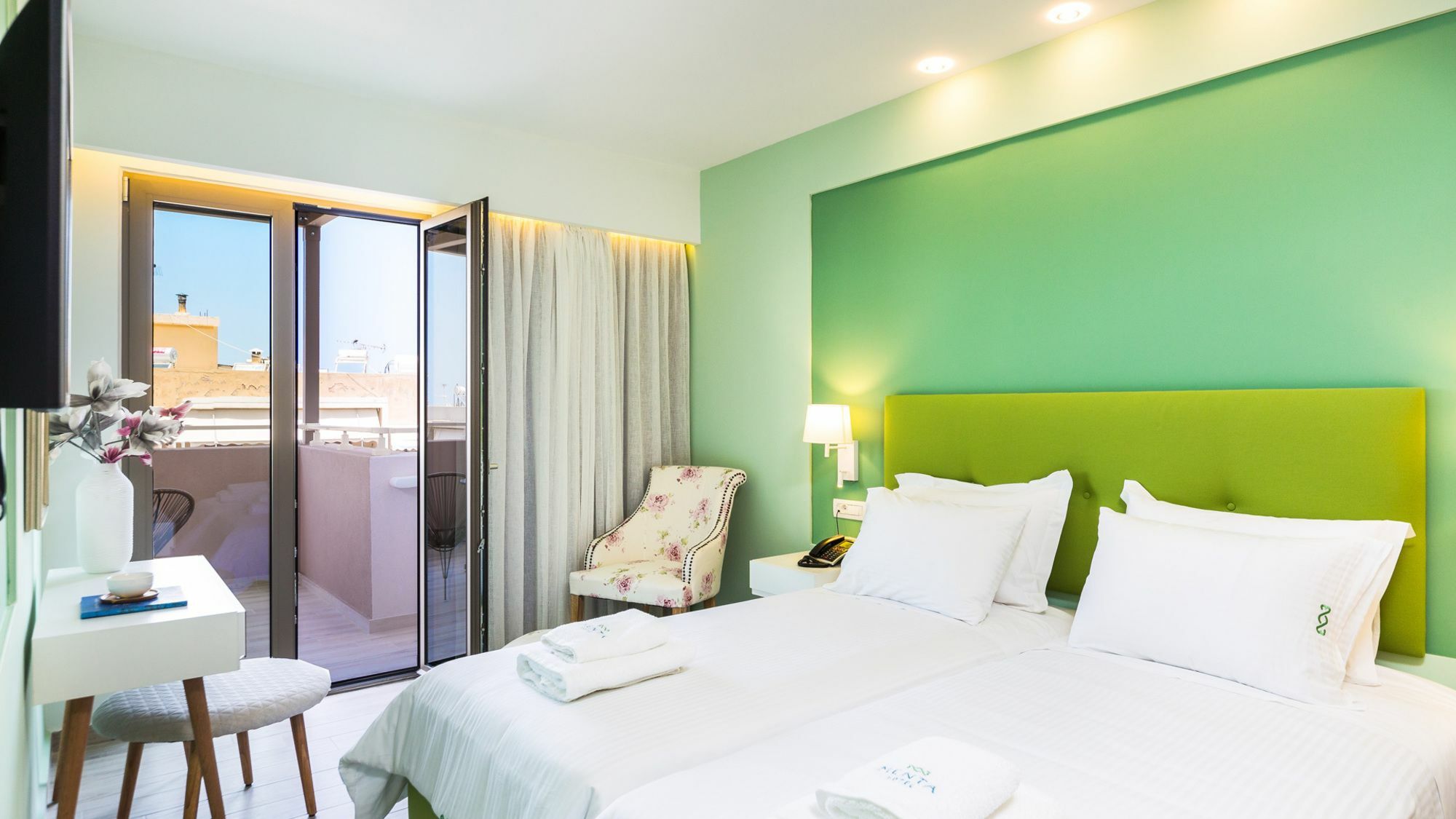 Menta City Boutique Hotel Rethymno Esterno foto